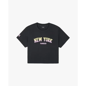 MLB - Áo croptop nữ cổ tròn tay ngắn Varsity_3FTSV1443-50BKS