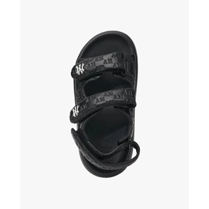 MLB - Giày sandals unisex đế thấp Base Classic Monogram_3ASDBLP43-50BKS