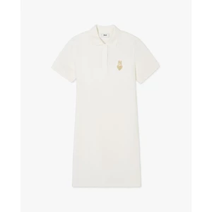 MLB - Đầm polo nữ cổ bẻ tay ngắn mini Heart Piqué_3FOPH0143-50CRS