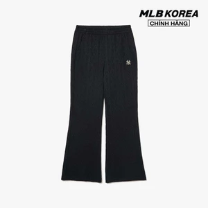 MLB - Quần nữ ống loe Athleisure Classic Monogram Jacquard_3FPTM2134-50BKS