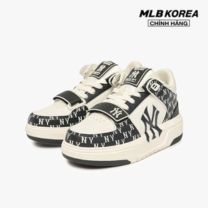 MLB - Giày sneakers unisex cổ thấp Chunky Liner Mid Classic Monogram_3ASXLM13N-50BKS