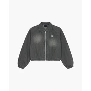 MLB - Áo khoác denim nữ phom croptop Varsity_3FDKV0151-50GRS