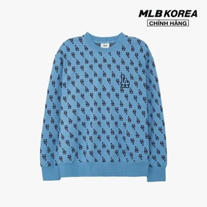 MLB - Áo sweatshirt unisex cổ tròn tay dài Classic Monogram Allover Jacquard_3AMTM0334-07SBD