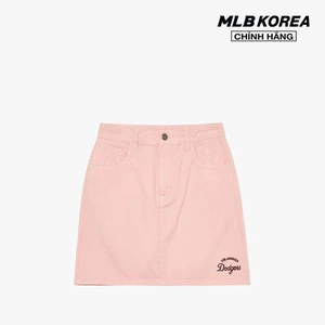 MLB - Chân váy denim mini phom chữ A thời trang_3FDSR0134-07PCS
