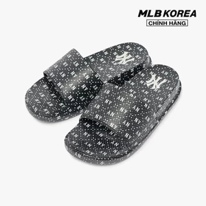 MLB - Dép quai ngang unisex Chunky Mound Diamond Monogram_3ALPCDM33-50BKS