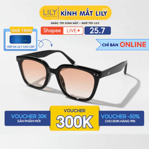 Kính mát nam nữ LILYEYEWEAR thời trang hè mắt chống tia UV400 bảo vệ mắt thiết kế phong cách 2352