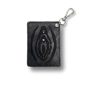 [SNM23] EMBRODY - Ví đựng thẻ thêu hoạ tiết đính khuyên/ Vulva- Card holder.