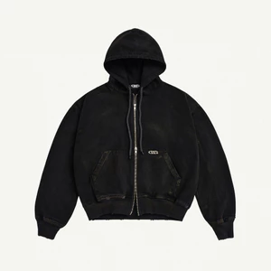 TRASH FULLZIP HOODIE BLACK / HOODIE ZIP DENIM / GAMBLE WORLDWIDE