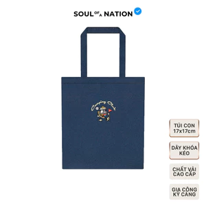 Túi Tote Vải Canvas Cao Cấp In CAMPING COFFEE - Có khóa kéo, Ngăn phụ bên trong Soul of a Nation