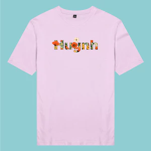 Áo thun cotton 100% unisex, phong cách thời trang hàng đầu in hình Họ người Việt - Huỳnh