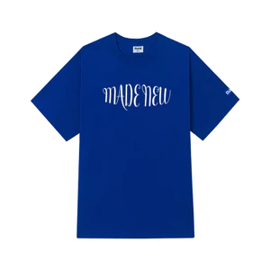 Áo Thun Unisex Local Brand MADE New Cổ Vuông / Blue
