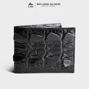Ví nam da cá sấu Lata (Thời trang nam - Ví da thật LVN88)