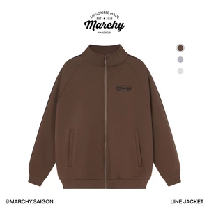 MARCHY - Line Jacket - Áo khoác không nón cổ cao