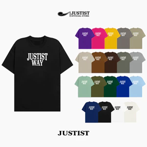 Áo Thun Nam Tay Ngắn JUSTIST WAY Form unisex Nam nữ Chất Vải Cotton TSJT024