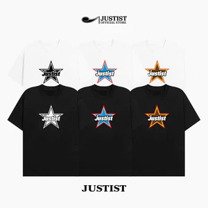 Áo Thun Nam Nữ JUSTIST STAR form unisex chất cotton TSJT037