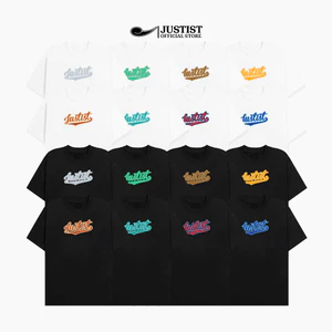 Áo thun Nam nữ unisex JUSTIST Signature hình in nhiều màu chất cotton ngắn tay TSJT064