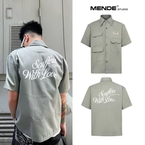 Bevis Shirt - Áo sơ mi nam tay ngắn Mende