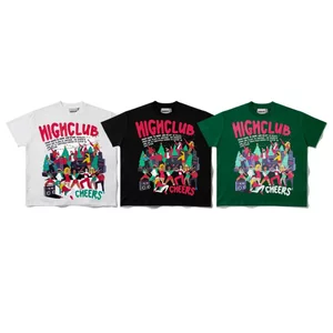 Áo Thun CHEERS X-MAS TEE Tay Lỡ Nam/Nữ 3 MÀU Cổ Tròn - HIGHCLUB Brand Chính Hãng