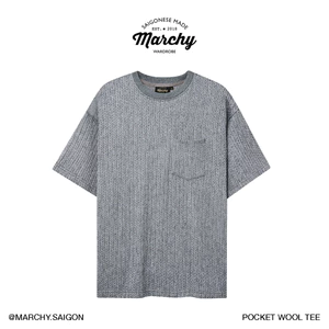 MARCHY - Pocket Wool Tee - Áo Thun Len
