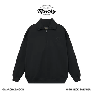 MARCHY - High Neck Sweater - Áo khoác cổ cao