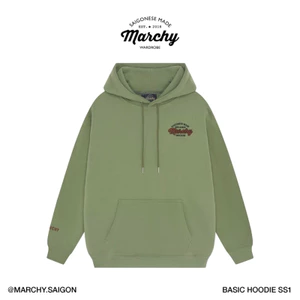 MARCHY - Basic Hoodie  SS1 - Áo khoác tròng đầu