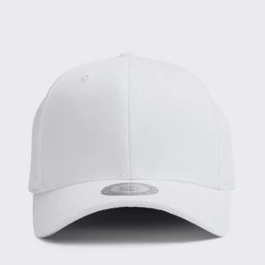 Nón lưỡi trai trơn trắng PREMI3R FL BIG-Washing WH B005
