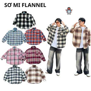 Áo sơ mi local brand Otis Club - sơ mi flannel caro