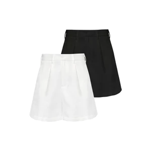 HYPNOTISM |"DAILY SHORTS" Quần short xếp ly unisex form rộng thoải mái, phong cách streetwear