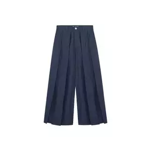 Quần Váy 67% Jean Vải Denim Unisex - PLEATED SKIRT PANTS