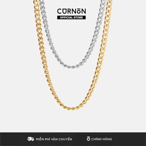 Dây Chuyền Nam Curnon Liam Bộ Sưu Tập THE ESSENTIALS - Trang Sức Vòng Xích Phong Cách Mạnh Mẽ - Chất Liệu Thép Không Gỉ