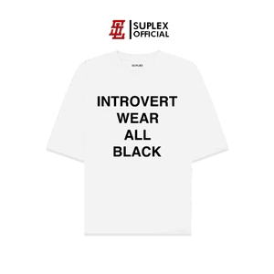 Áo thun SUPLEX Localbrand Unisex INTRVERT Tay Ngắn Chất Cotton TSSL067