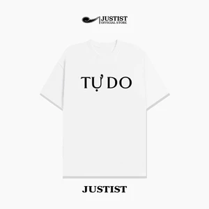 Áo thun Justist Localbrand Unisex TỰ DO Ngắn Chất Cotton TSJT127