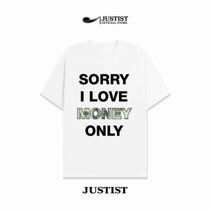Áo thun JUSTIST Nam Nữ nhiều màu chất cotton cổ tròn form oversize ngắn tay TSJT056