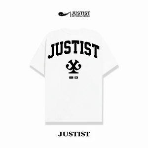 Áo thun Nam Nữ Unisex JUSTIST Painting chất cotton form oversize basic TSJT058