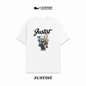 Áo thun Justist Localbrand Unisex TEDDY BEAR Tay Ngắn Chất Cotton TSJT079