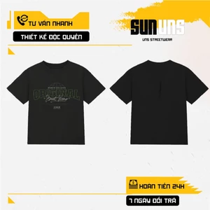Áo Phông Local Brand Nam Nữ Unisex SUN Cổ Tròn Tay Ngắn Oversize 100% Cotton Áo Thun Nam Nữ Mã SUN16