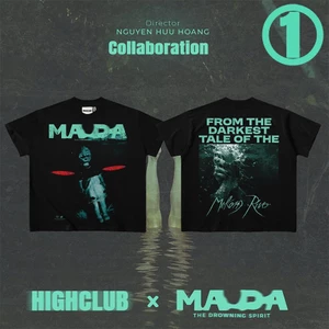 Áo thun MADA TEE 01 X HIGHCLUB màu trắng/ đen - UNISEX
