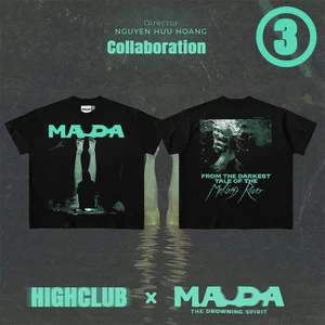 Áo thun MADA TEE 02 X HIGHCLUB màu trắng/ đen - UNISEX