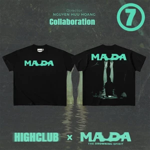 Áo thun MADA TEE 04 X HIGHCLUB màu trắng/ đen - UNISEX