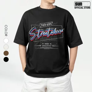 Áo Phông Local Brand Nam Nữ Unisex SUN Cổ Tròn Tay Ngắn Oversize 100% Cotton Áo Thun Nam Nữ Mã SUN24
