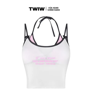 Áo yếm 2 dây buộc nơ local brand HUGUxTHATSWHATIWANT - TWIW SOBER
