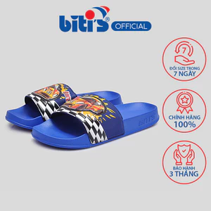 Dép Eva phun Bé trai Biti's BEB004300XDD (Xanh dương đậm)
