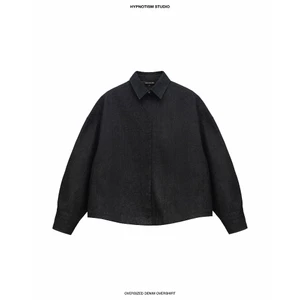 HYPNOTISM | OVERSIZED DENIM OVERSHIRT - Áo sơ mi tay dài denim form rộng