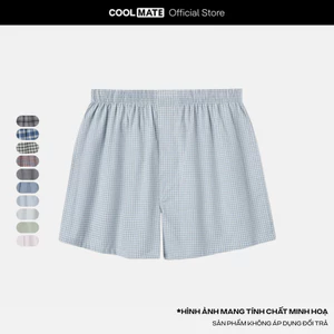 [MUA 2 GIẢM 50%]Quần đùi mặc nhà nam kẻ sọc mềm mại thoáng mát MÀU NGẪU NHIÊN Coolmate  [ Không đổi trả ]