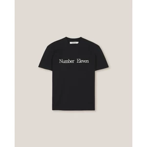 ELEVEN - Áo baby tee nữ Printed Number Eleven Line - màu Đen