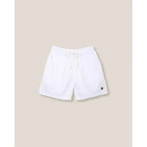 Eleven - Quần Nỉ Short Thêu Mono | Màu Trắng