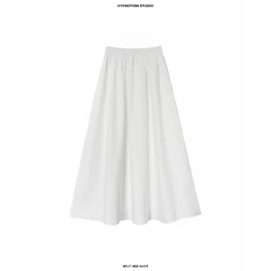 HYPNOTISM | SPLIT HEM SKIRT - Chân váy xẻ tà chữ A đơn giản sành điệu