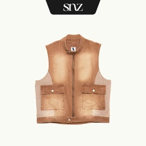 Áo Gile Regular SNAZZY Unisex Vải Denim Chính Hãng - DENIMITE VEST