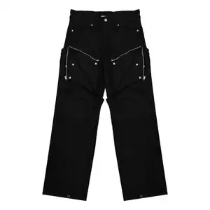 Quần Dài Túi Hộp Kiểu Layered Pants XXME - Màu Đen