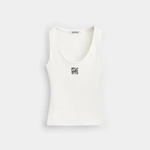 ELEVEN - Áo nữ Tank top Anagram màu Trắng
